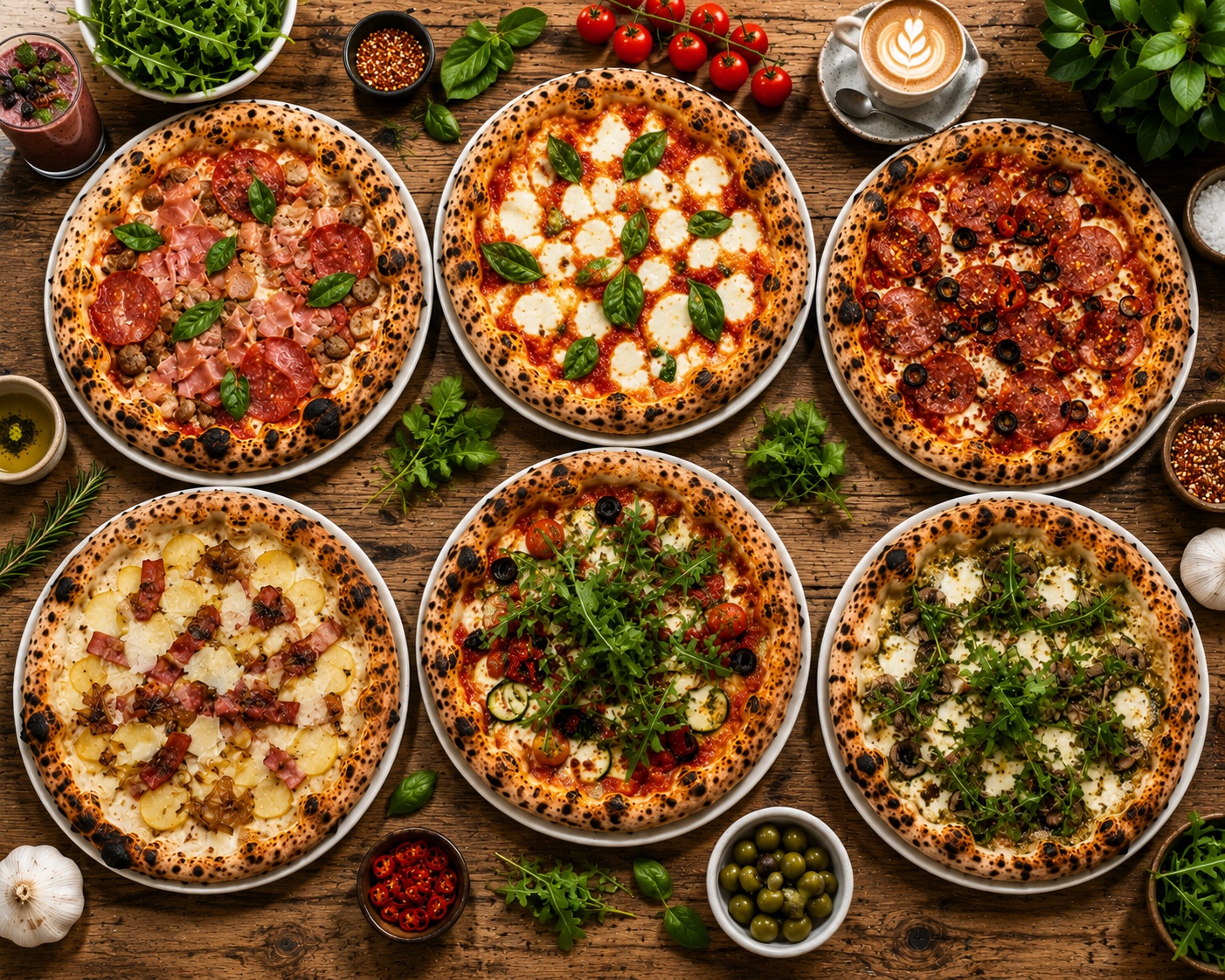 Grain and Grind pizza night pizzas